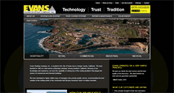 Desktop Screenshot of evansroofing.com