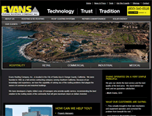 Tablet Screenshot of evansroofing.com